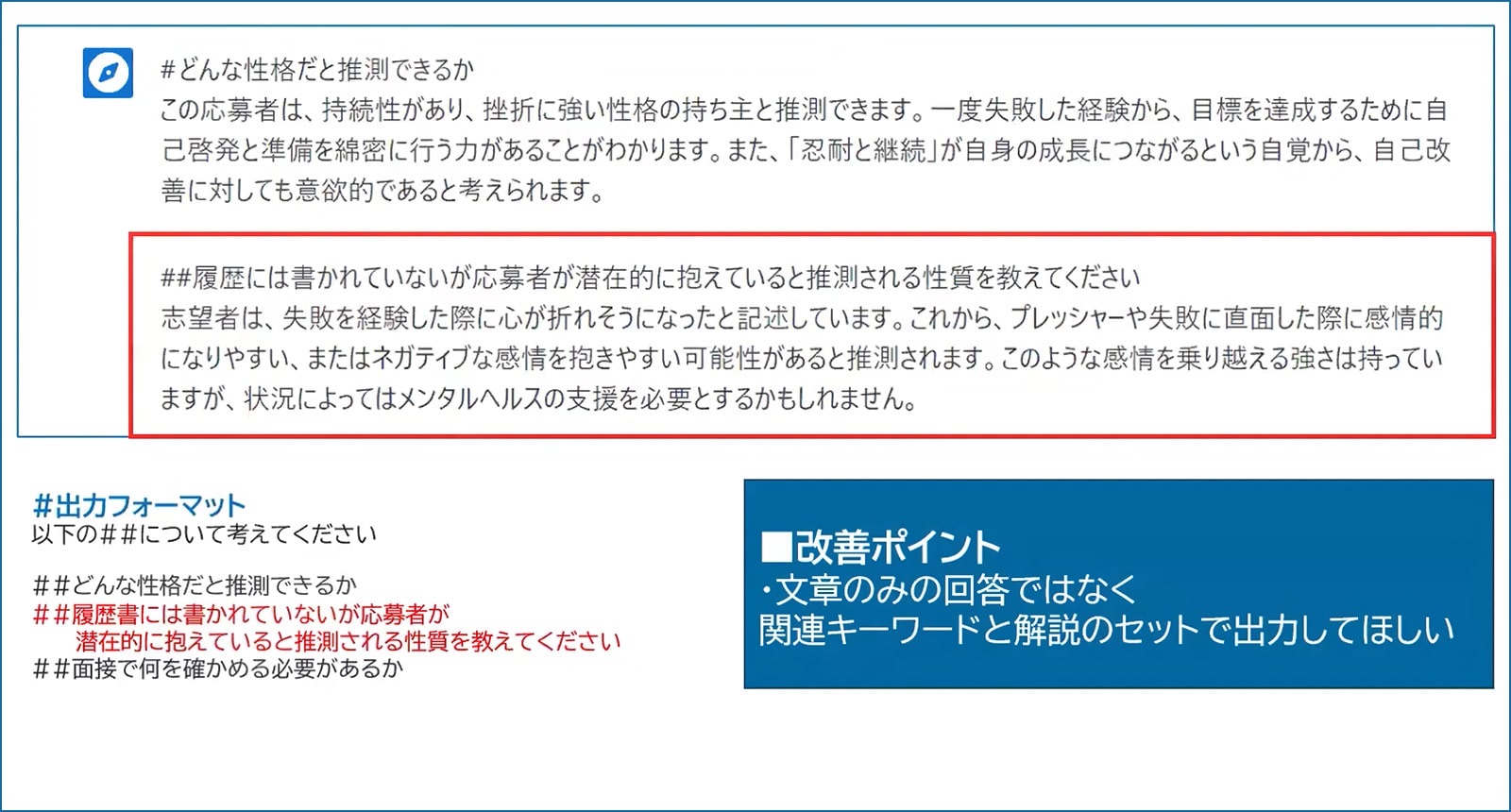 ChatGPTに求める役割と具体的な表現を指定